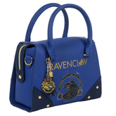 Harry Potter: Women Premium Ravenclaw blue and gold multi-use Handbag Crossbody Shoulder bag PU Leather